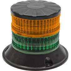 83346 - Amber/Green Flange Mount LED Beacon. (1pc)